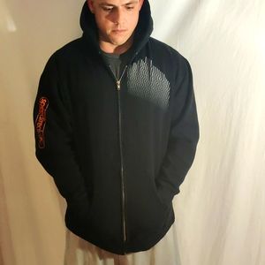 Vintage Spyder Speed Freaks Hoodie XL Black